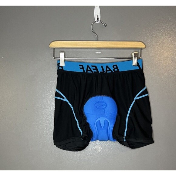 Baleaf Cycling Shorts Blue Padded Nylon Spandex Blend Men’s Size Large - Picture 5 of 5